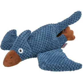 Be Eco Pterosaurus, Spielzeug für Hunde, mit Sound, 30 cm, Polyester, blau/braun